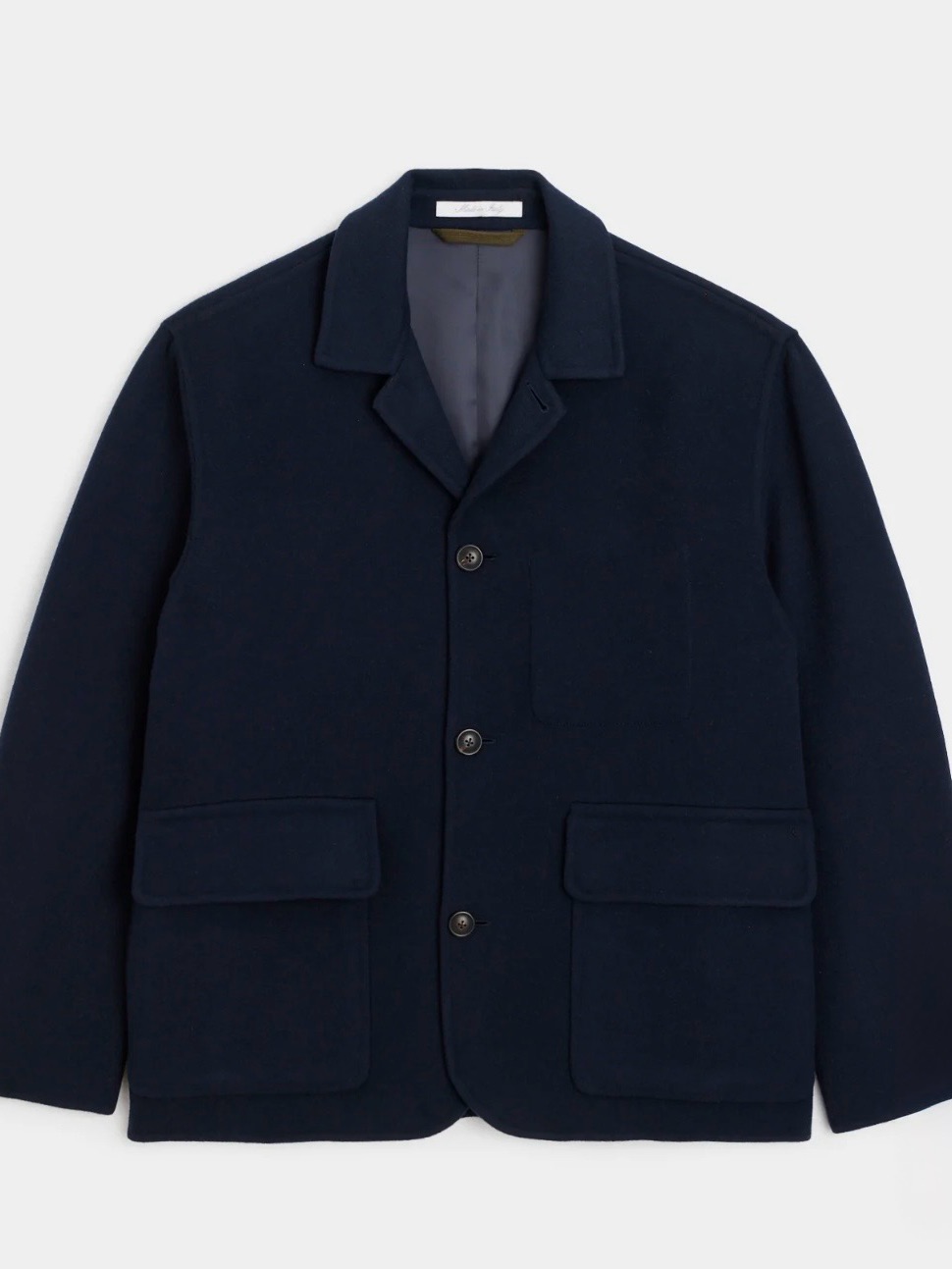 Relaxed Italian Cashmere Walking Jacket
